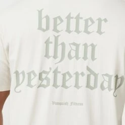 Vanquish Sun-faded Vintage White Oversized T Shirt -Vanquish Fitness MensSunBleached 631