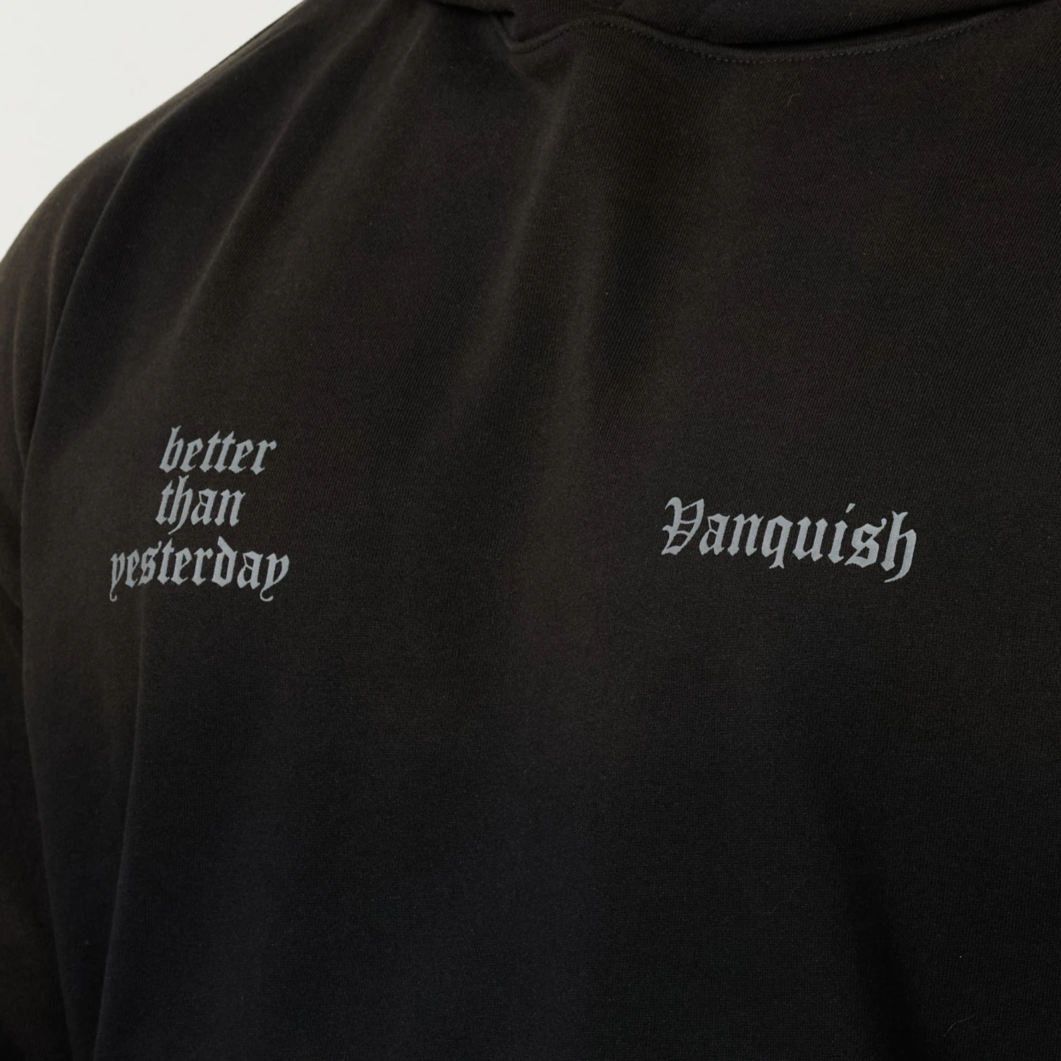 Vanquish Sun-faded Black Oversized Pullover Hoodie 6 Vanquish Sun-faded Black Oversized Pullover Hoodie - Image 4