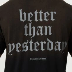 Vanquish Sun-faded Black Oversized T Shirt -Vanquish Fitness MensSunBleached 769