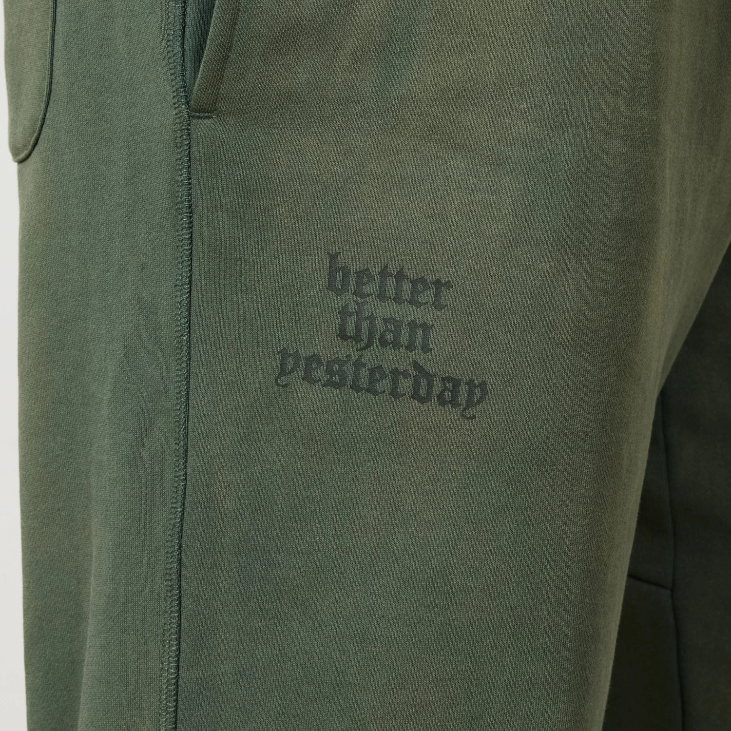 Vanquish Sun-faded Green Oversized Sweatpants 4 Vanquish Sun-faded Green Oversized Sweatpants - Image 2