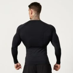 Vanquish Utility Black Long Sleeve Base Layer Top -Vanquish Fitness MensUtility 560