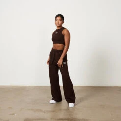 Vanquish Chestnut Brown Rejuvenate Cropped Tank Top -Vanquish Fitness Rejuvenate 0003 Rejuvenate 1707