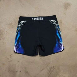 VQ Black And Blue Jeremy Buendia Men's Physique Board Shorts -Vanquish Fitness Short 03