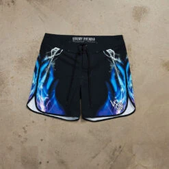 VQ Black And Blue Jeremy Buendia Men's Physique Board Shorts -Vanquish Fitness Short 04