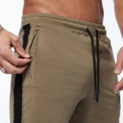 Vanquish Strike Khaki Shorts -Vanquish Fitness Strike BlackonKhaki 0022 059