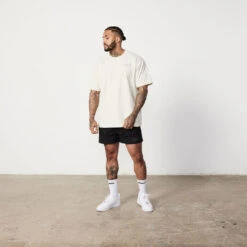 Vanquish TSP Vintage White Consistency Oversized T Shirt -Vanquish Fitness TSP 14 CW01