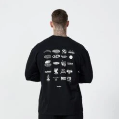 Vanquish TSP Black 2023 Collective Long Sleeve Oversized T Shirt 11 Vanquish TSP Black 2023 Collective Long Sleeve Oversized T Shirt -Vanquish Fitness TSP 172