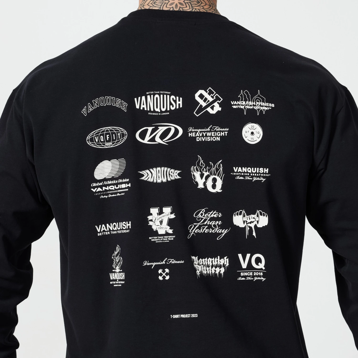 Vanquish TSP Black 2023 Collective Long Sleeve Oversized T Shirt 4 Vanquish TSP Black 2023 Collective Long Sleeve Oversized T Shirt - Image 2