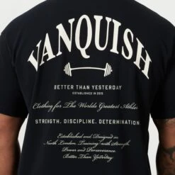 Vanquish TSP Black Barbell Oversized T Shirt -Vanquish Fitness TSP 205