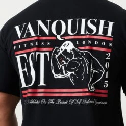Vanquish TSP Black Muscle Oversized T Shirt -Vanquish Fitness TSP 244