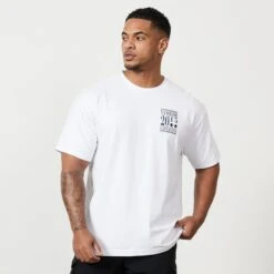 Vanquish TSP White Muscle Oversized T Shirt -Vanquish Fitness TSP 99