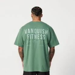 Vanquish TSP Fern Green Consistency Oversized T Shirt 8 Vanquish TSP Fern Green Consistency Oversized T Shirt -Vanquish Fitness TSP14 118