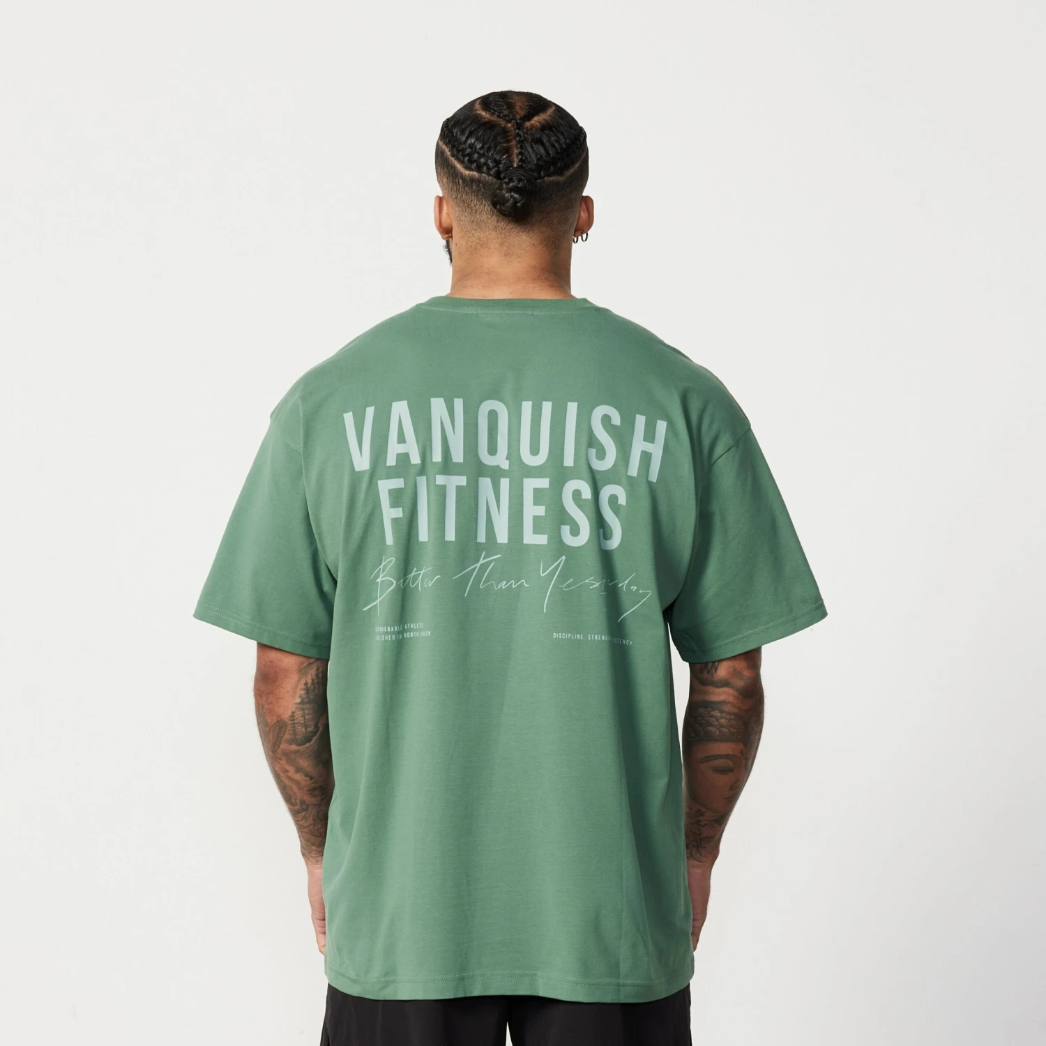 Vanquish TSP Fern Green Consistency Oversized T Shirt 4 Vanquish TSP Fern Green Consistency Oversized T Shirt - Image 2