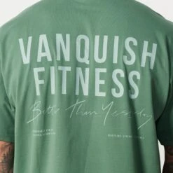 Vanquish TSP Fern Green Consistency Oversized T Shirt 10 Vanquish TSP Fern Green Consistency Oversized T Shirt -Vanquish Fitness TSP14 124