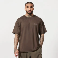 Vanquish Utility Brown Oversized T Shirt