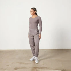 Vanquish Restore Cinder Brown Oversized Sweatpants -Vanquish Fitness Untitled 1 0000 LadiesSweats 30R