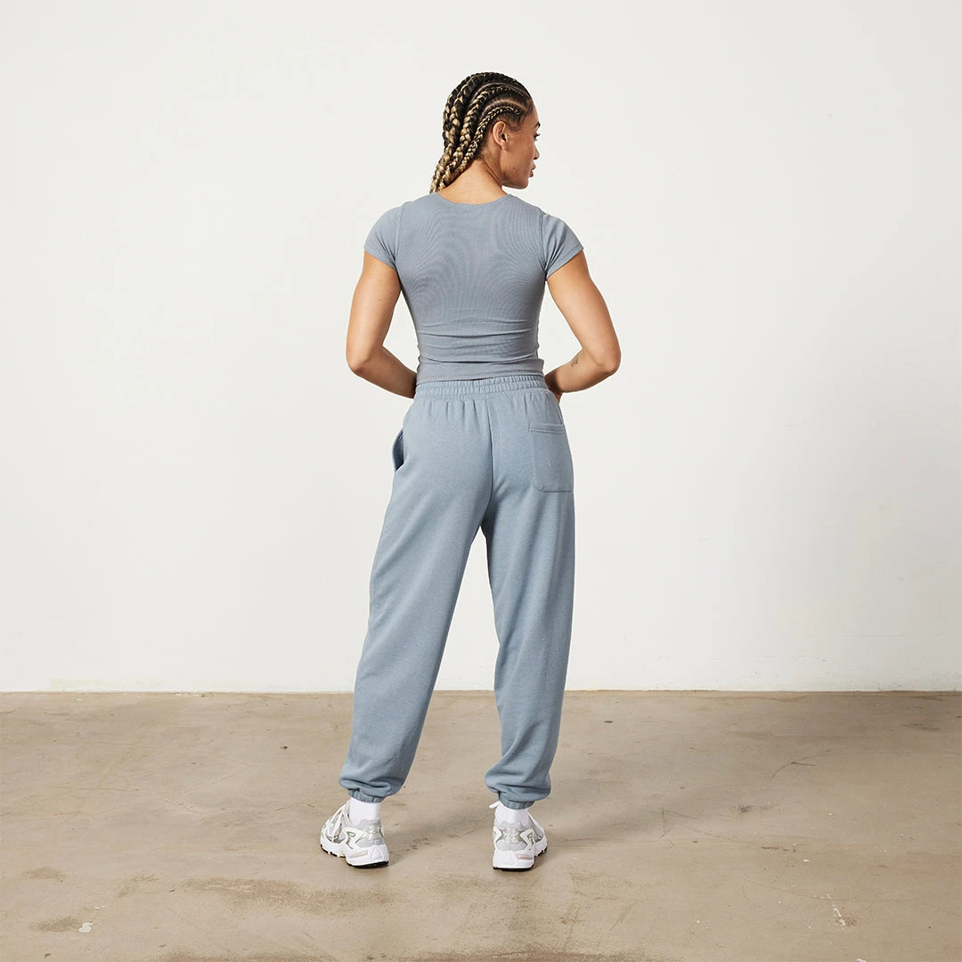 Vanquish Restore Slate Grey Ribbed Cap Sleeve T Shirt 5 Vanquish Restore Slate Grey Ribbed Cap Sleeve T Shirt - Image 3