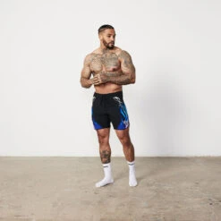 VQ Black And Blue Jeremy Buendia Men's Physique Board Shorts -Vanquish Fitness Untitled 1 0001 Jeremy 42