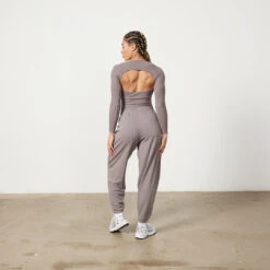 Vanquish Restore Cinder Brown Oversized Sweatpants -Vanquish Fitness Untitled 1 0001 LadiesSweats 44