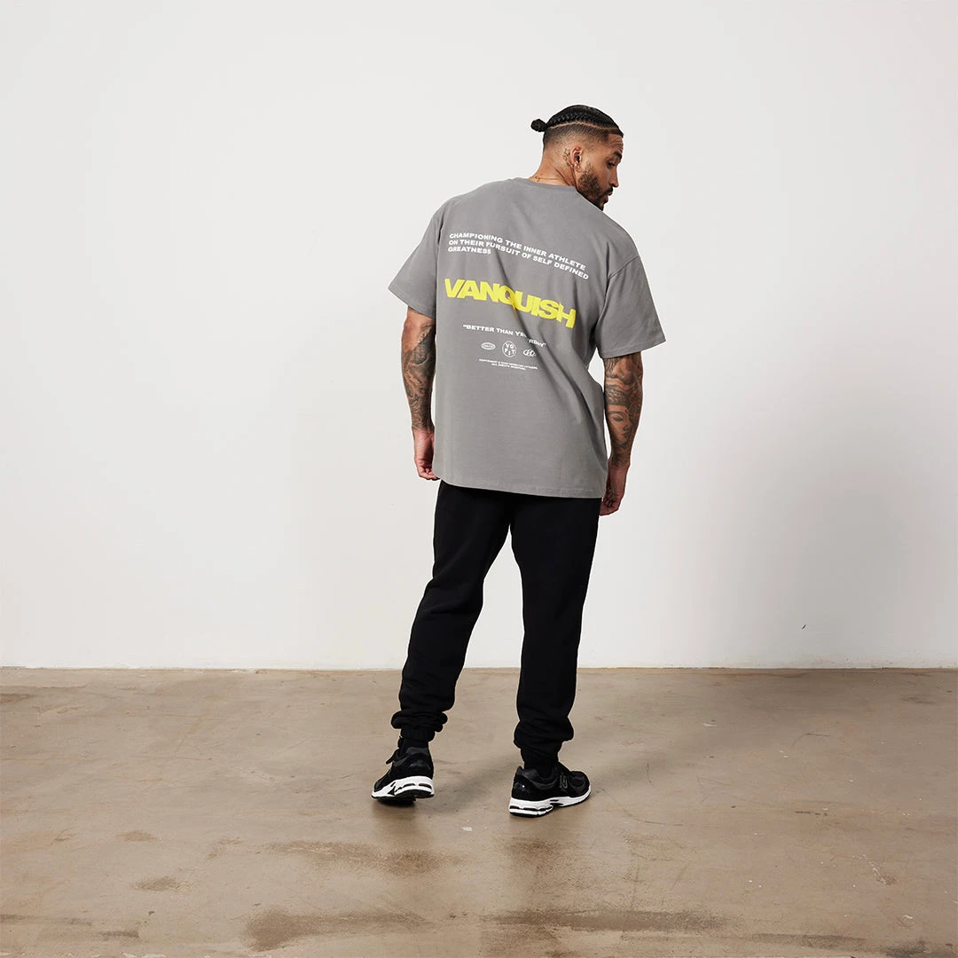 Vanquish TSP Charcoal Grey Champion Oversized T Shirt 6 Vanquish TSP Charcoal Grey Champion Oversized T Shirt - Image 4