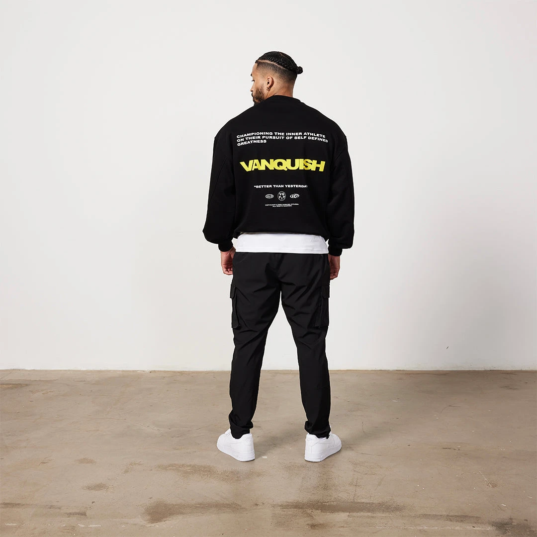 Vanquish TSP Black Champion Oversized Sweatshirt 5 Vanquish TSP Black Champion Oversized Sweatshirt - Image 3