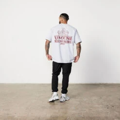 Vanquish TSP Light Grey Western Oversized T Shirt -Vanquish Fitness Untitled 1 0002 TSP14 204