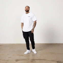 Vanquish TSP White Global Oversized T Shirt -Vanquish Fitness Untitled 1 0002 TSP16 Ecomm 105