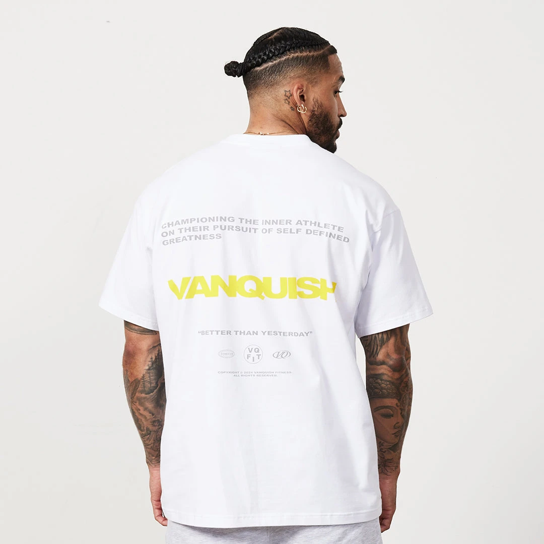 Vanquish TSP White Champion Oversized T Shirt 7 Vanquish TSP White Champion Oversized T Shirt - Image 5