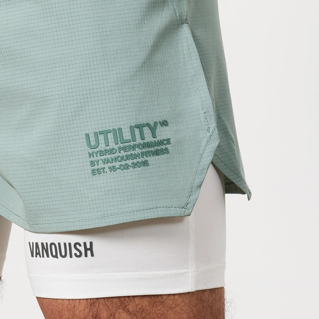 Vanquish Utility Frost Green Performance Shorts 6 Vanquish Utility Frost Green Performance Shorts - Image 4