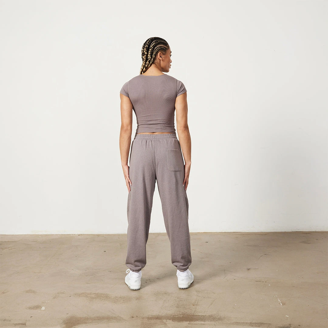 Vanquish Restore Cinder Brown Ribbed Cap Sleeve T Shirt 5 Vanquish Restore Cinder Brown Ribbed Cap Sleeve T Shirt - Image 3