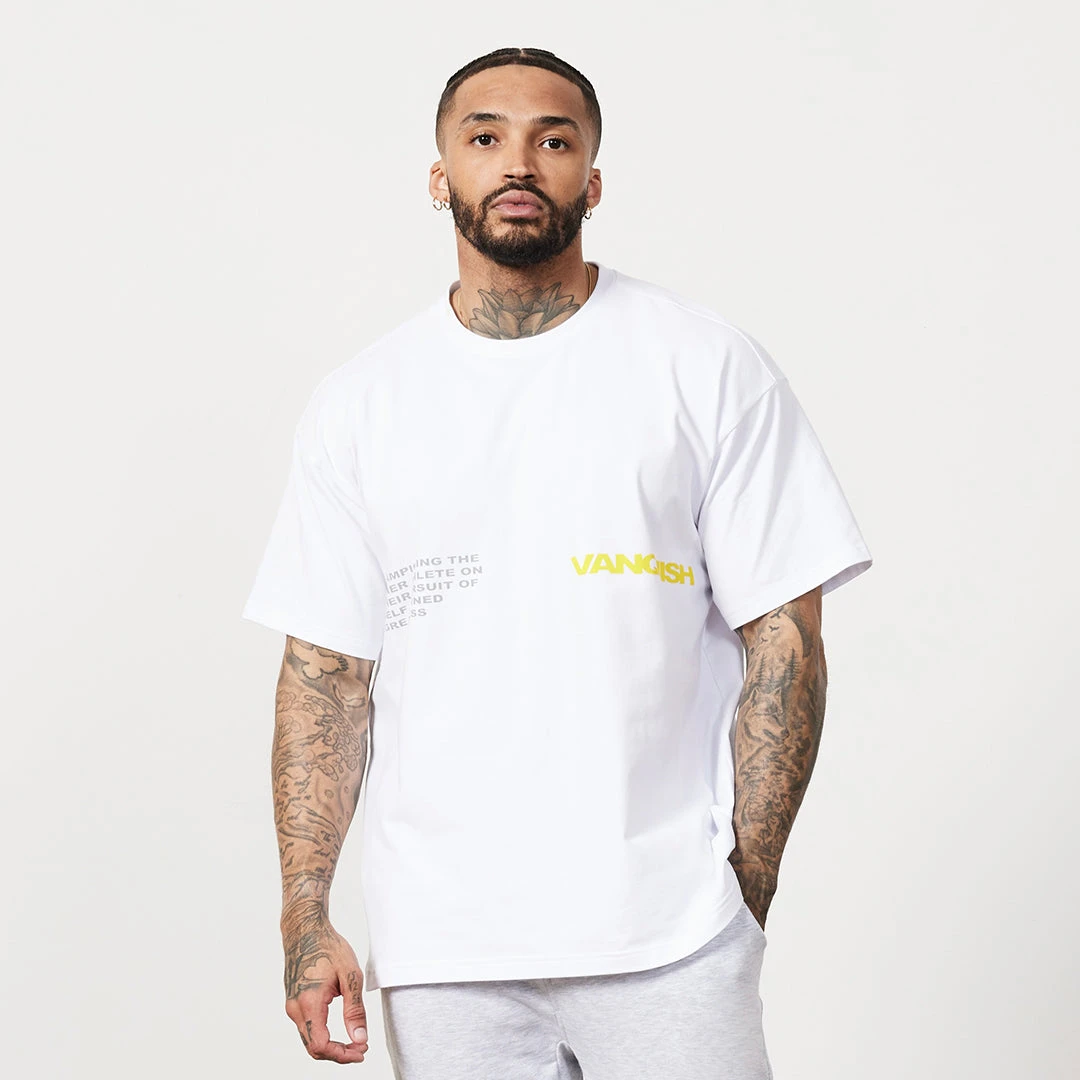 Vanquish TSP White Champion Oversized T Shirt 3 Vanquish TSP White Champion Oversized T Shirt