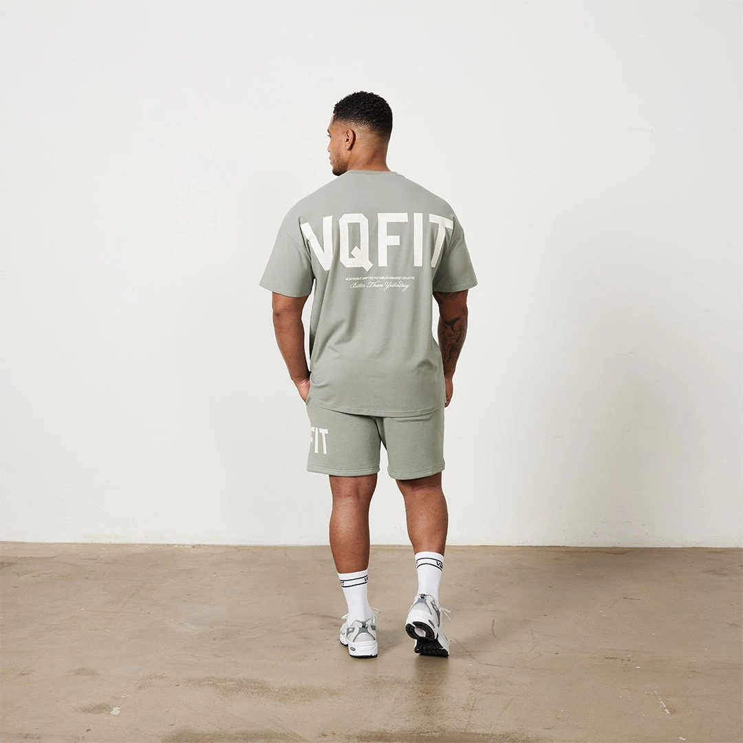 Vanquish VQFIT Distressed Desert Sage Oversized T Shirt 8 Vanquish VQFIT Distressed Desert Sage Oversized T Shirt - Image 6