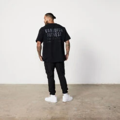 Vanquish TSP Black Consistency Oversized T Shirt -Vanquish Fitness Untitled 1 0004 TSP14 158
