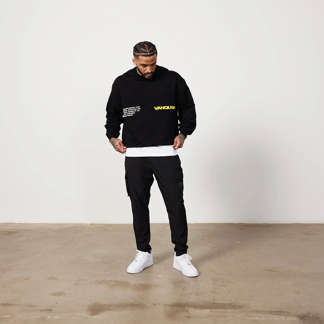 Vanquish TSP Black Champion Oversized Sweatshirt 8 Vanquish TSP Black Champion Oversized Sweatshirt - Image 6