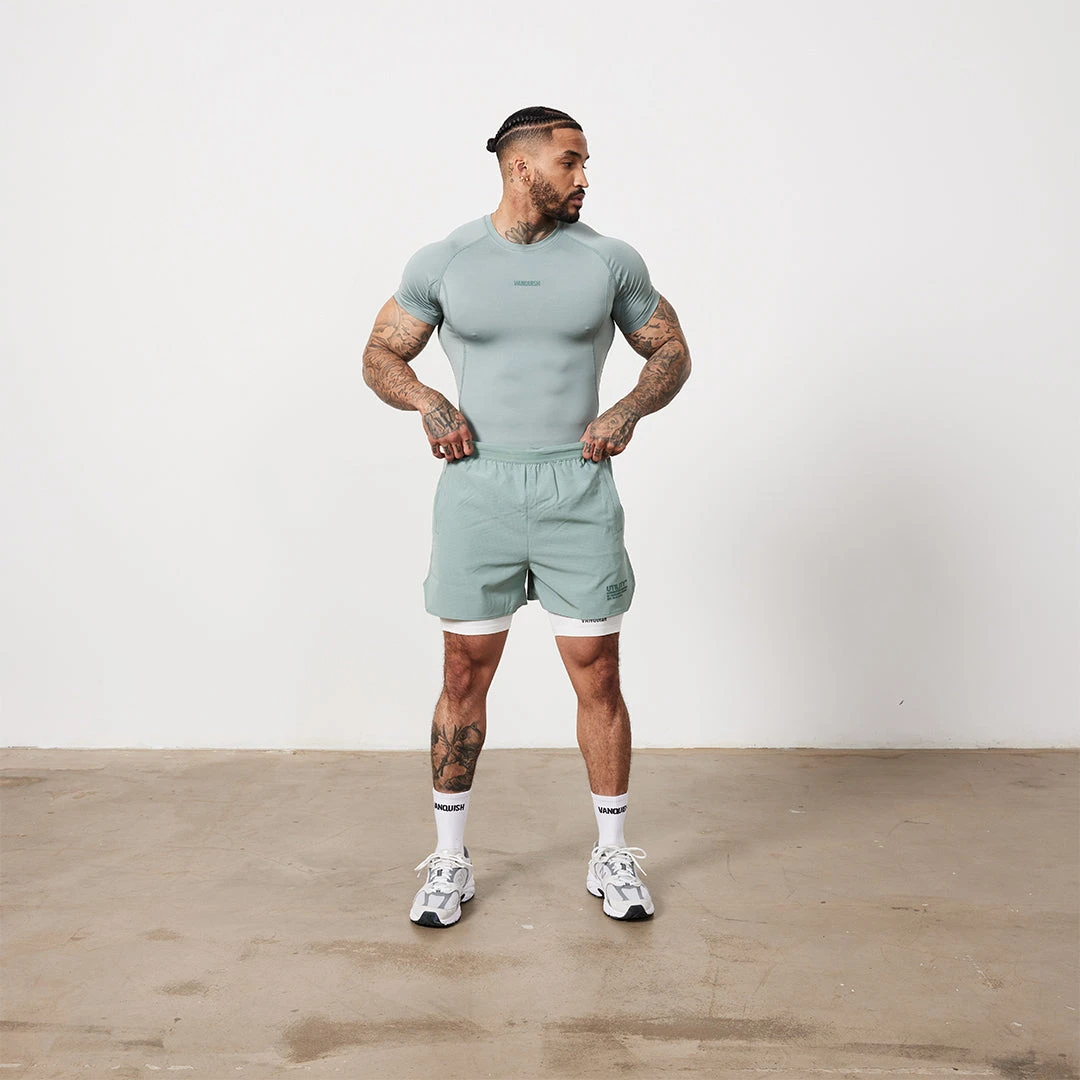 Vanquish Utility Frost Green Performance Shorts 4 Vanquish Utility Frost Green Performance Shorts - Image 2