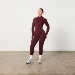 Vanquish Elevate Seamless Petite Burgundy Leggings -Vanquish Fitness Untitled 1 0005 ElevatePetite 10