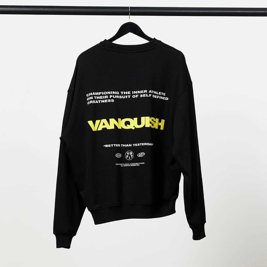 Vanquish TSP Black Champion Oversized Sweatshirt 9 Vanquish TSP Black Champion Oversized Sweatshirt - Image 7