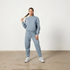 Vanquish Restore Slate Grey Sweatshirt 13 Vanquish Restore Slate Grey Sweatshirt -Vanquish Fitness Untitled 1 0005 LadiesSweats 302