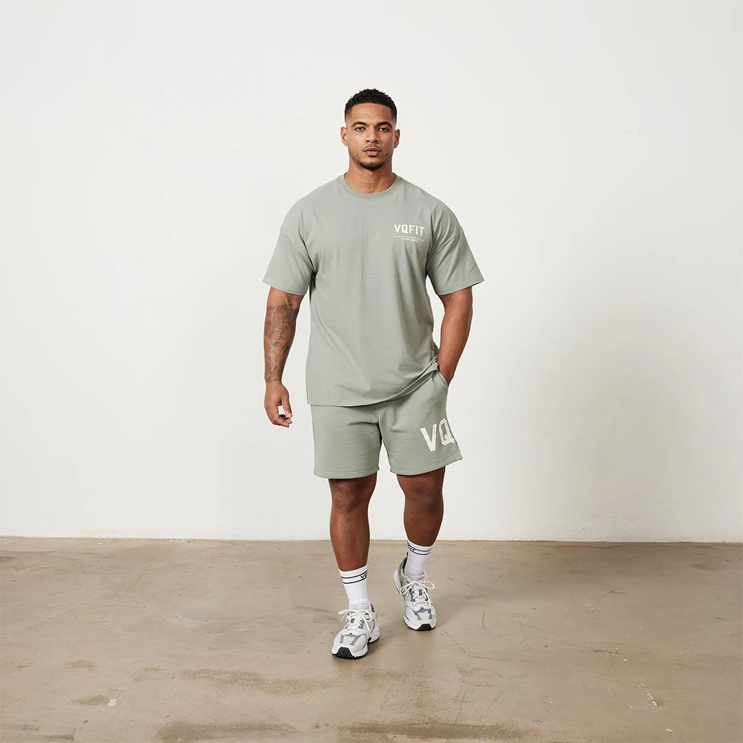 Vanquish VQFIT Distressed Desert Sage Oversized T Shirt 7 Vanquish VQFIT Distressed Desert Sage Oversized T Shirt - Image 5