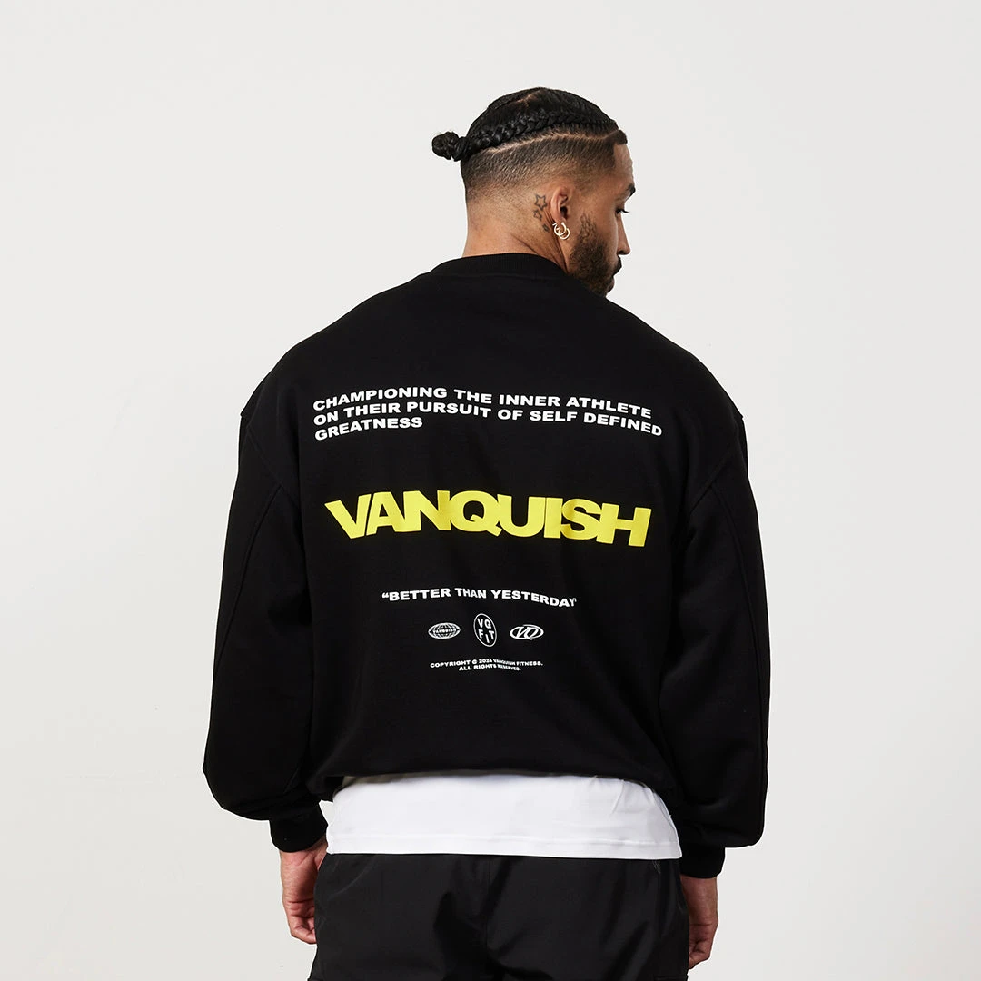 Vanquish TSP Black Champion Oversized Sweatshirt 3 Vanquish TSP Black Champion Oversized Sweatshirt