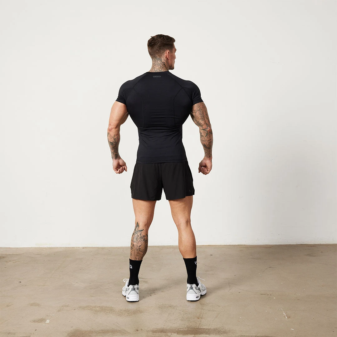 Vanquish Utility Black Short Sleeve Base Layer Top 5 Vanquish Utility Black Short Sleeve Base Layer Top - Image 3