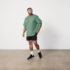 Vanquish TSP Fern Green Consistency Oversized T Shirt 11 Vanquish TSP Fern Green Consistency Oversized T Shirt -Vanquish Fitness Untitled 1 0007 TSP14 111