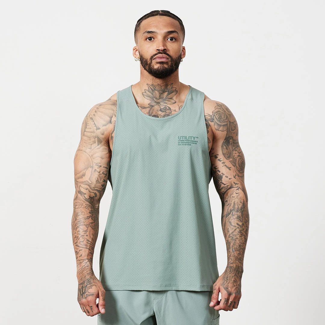 Vanquish Utility Frost Green Performance Tank 3 Vanquish Utility Frost Green Performance Tank