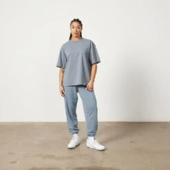 Vanquish Restore Slate Grey Oversized T Shirt -Vanquish Fitness Untitled 1 0009 LadiesSweats 522