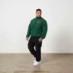 Vanquish Forest Green Tech Polar Fleece -Vanquish Fitness Untitled 1 0009 MensWoven 423