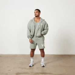 Vanquish VQFIT Distressed Print Desert Sage Full Zip Oversized Hoodie 11 Vanquish VQFIT Distressed Print Desert Sage Full Zip Oversized Hoodie -Vanquish Fitness Untitled 1 0010 MensCrackedPrint 1473