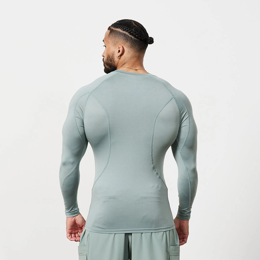 Vanquish Utility Frost Green Long Sleeve Base Layer Top 4 Vanquish Utility Frost Green Long Sleeve Base Layer Top - Image 2