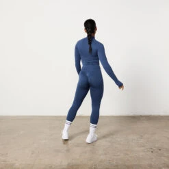 Vanquish Elevate Seamless Denim Blue Zip Front Jacket 10 Vanquish Elevate Seamless Denim Blue Zip Front Jacket -Vanquish Fitness Untitled 1 0015 Elevate2 581 1