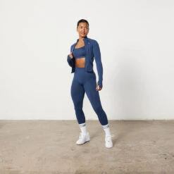 Vanquish Elevate Seamless Denim Blue Zip Front Jacket 11 Vanquish Elevate Seamless Denim Blue Zip Front Jacket -Vanquish Fitness Untitled 1 0016 Elevate2 567