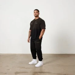 Vanquish Sun-faded Black Oversized T Shirt -Vanquish Fitness Untitled 1 0020 MensSunBleached 754